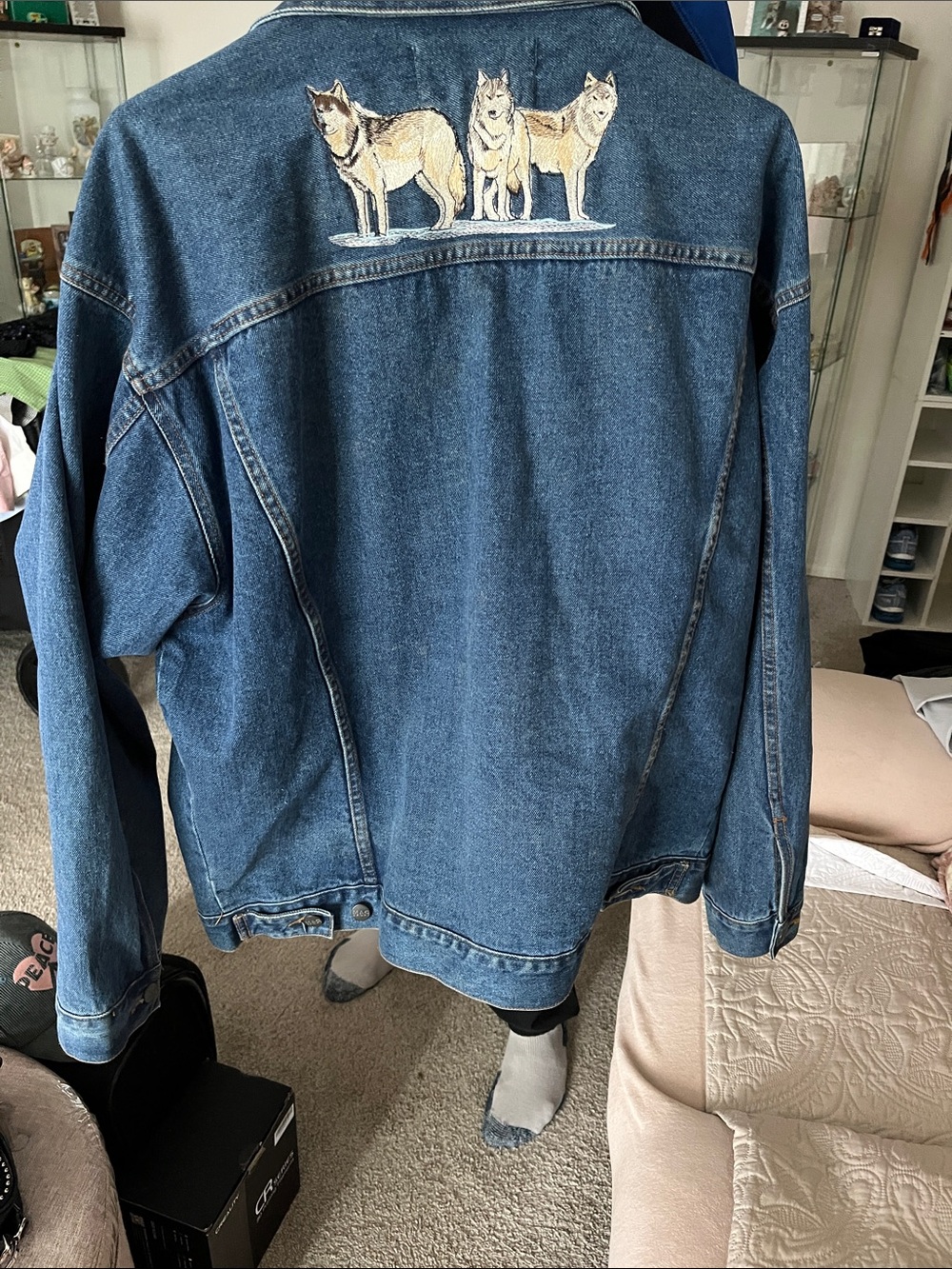 Mac Sport Men's Blue Denim Jeans Jacket - Classic Indigo - Picture 4 of 5